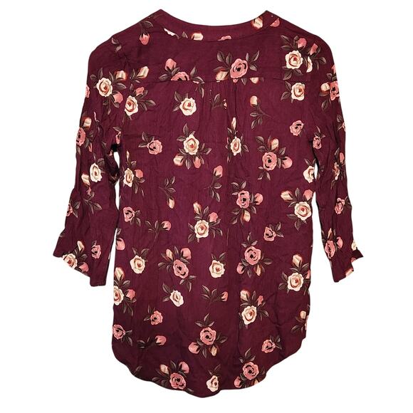 Monday Fun XS NWOT Floral Blouse - Picture 6 of 7